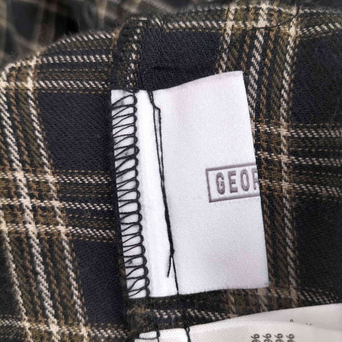 GEORGE'S レーヨン混 チェック柄 シャツ レディース import:M