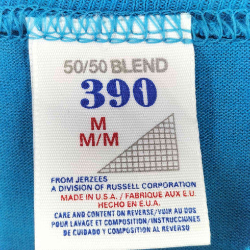 80~90s 50/50 BLEND プリントクルーネックTシャツ レディース M