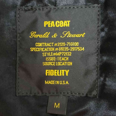 フィデリティー FIDELITY USA製 PEACOAT 金ボタン ウール ピーコート メンズ import:M