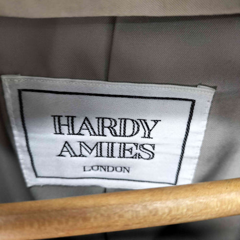 ハーディエイミス HARDY AMIES コットンポリ ベルト付 トレンチコート メンズ 96 A6