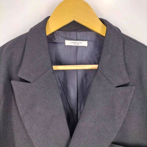 クラシカルエルフ CLASSICAL ELF サイドスリットオーバーサイズ ダブルジャケット レディース import:M