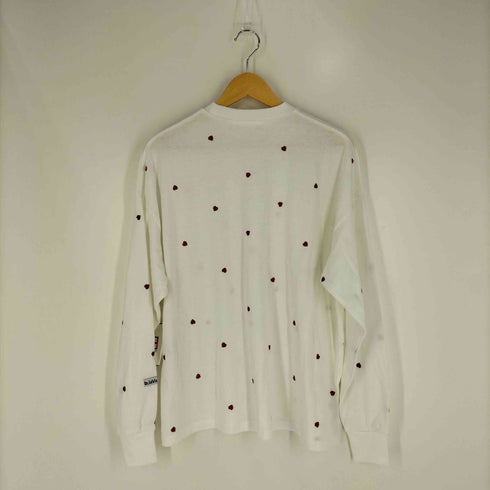 ジャバ JaVa 袖ネーム付きミニハート総刺繍Tシャツ レディース JPN:S