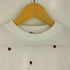 ジャバ JaVa 袖ネーム付きミニハート総刺繍Tシャツ レディース JPN:S