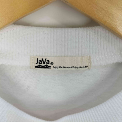 ジャバ JaVa 袖ネーム付きミニハート総刺繍Tシャツ レディース JPN:S