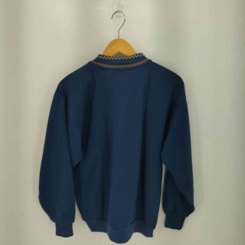 TRAD CLUB COLEECTION ロゴ刺繍 ポロ スウェット メンズ