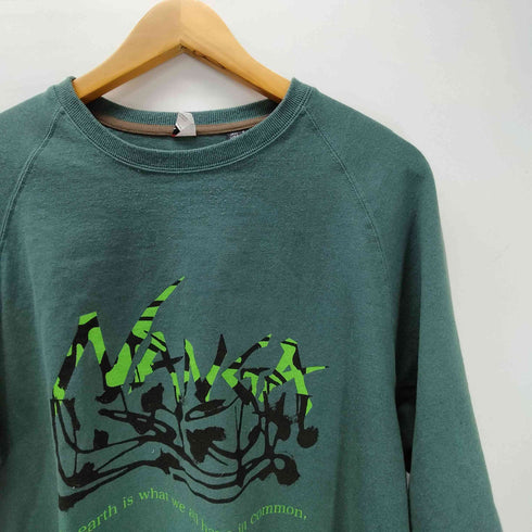 ナンガ NANGA エコハイブリッド ドリッピング フォレスト ルーズ フィット Tシャツ メンズ FREE