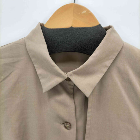 ブルーレーベルクレストブリッジ BLUE LABEL CRESTBRIDGE エアリーツイル長袖シャツワンピース レディース JPN:38