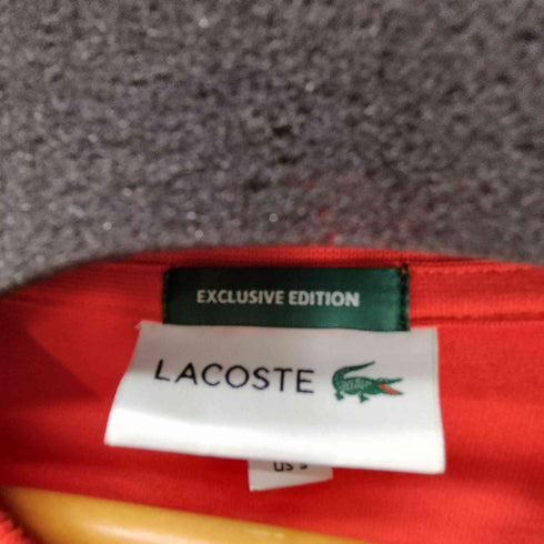ラコステ LACOSTE 別注 EXCLUSIVE EDITION ロゴ ワッペン L/S Tシャツ メンズ FR:3