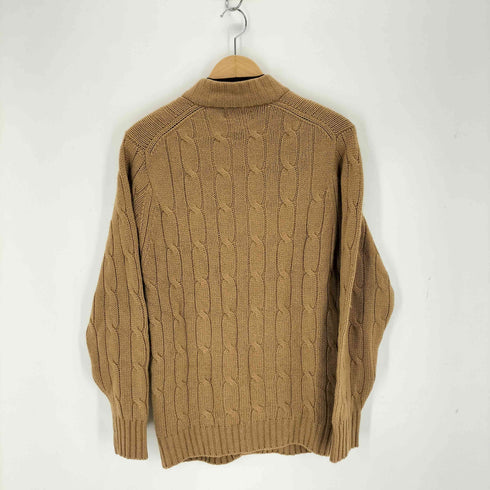 ハロッズ HARRODS ALAN PAINE クルミボタン ケーブルニットカーディガン メンズ JPN:46