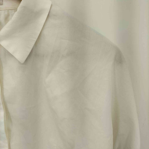 プラダ PRADA 00s イタリア製 比翼 クラシック 長袖シャツ レディース FR:40