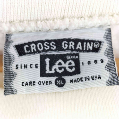 リー Lee 90s USA製 刺繍クルーネックスウェット メンズ JPN:XL