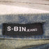 S-BIN JEANS ワイドデニムパンツ cool レディース M