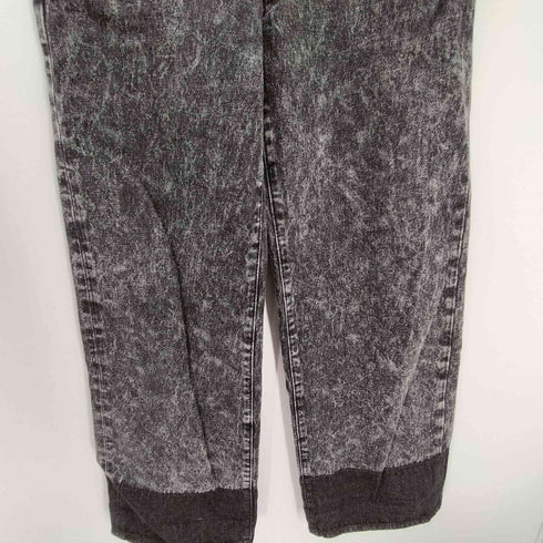エモダ EMODA 23AW 2トーン ルーズ ハイウエスト ジーンズ デニム パンツ レディース JPN:M
