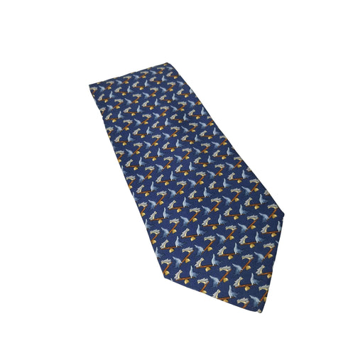 サルヴァトーレフェラガモ Salvatore Ferragamo 総柄 ネクタイ メンズ