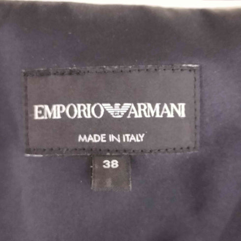 エンポリオアルマーニ EMPORIO ARMANI パイピングデザインノーカラージャケット レディース JPN:38