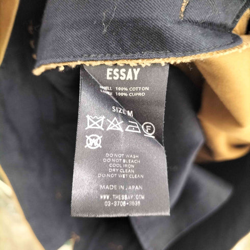 エッセイ ESSAY 3タック スラックスパンツ メンズ