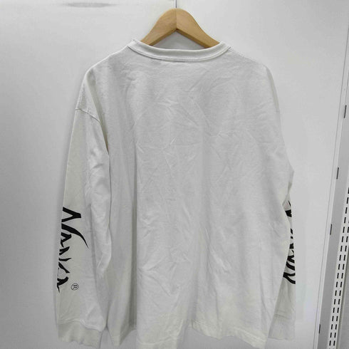 ナンガ NANGA ECO HYBRID NANGA LOGO L/S エコ ハイブリッド ロゴ Tシャツ メンズ JPN:XL