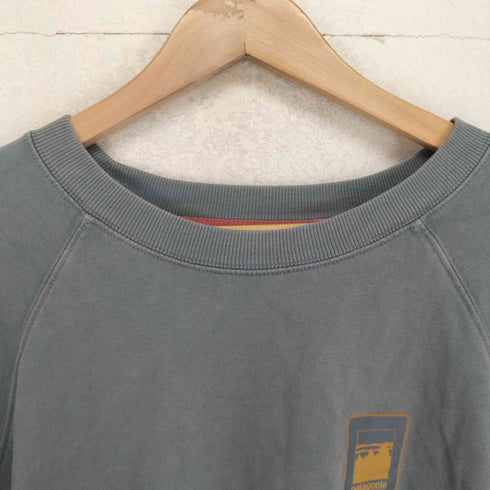パタゴニア patagonia ワンポイントプリント ラグランスウェット メンズ import:XL
