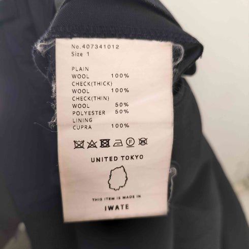 ユナイテッドトウキョウ UNITED TOKYO パッチワーク スラックスパンツ メンズ