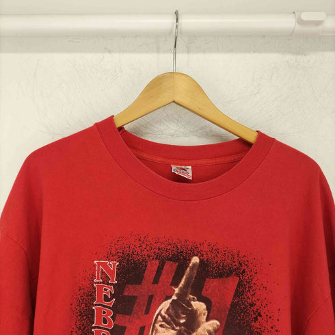 フルーツオブザルーム FRUIT OF THE LOOM USA製 nebraska カレッジプリントTシャツ メンズ JPN:XL