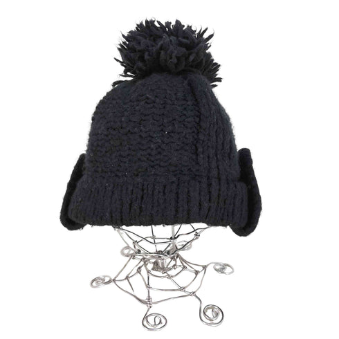 ヴィヴィアンウエストウッドアクセサリー Vivienne Westwood Accessories つば付き ローゲージ ボンボン 二ット 帽子 レディース ONE SIZE