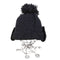 ヴィヴィアンウエストウッドアクセサリー Vivienne Westwood Accessories つば付き ローゲージ ボンボン 二ット 帽子 レディース ONE SIZE