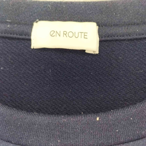 アンルート EN ROUTE レイヤード ポリエステル クルーネック メンズ 2