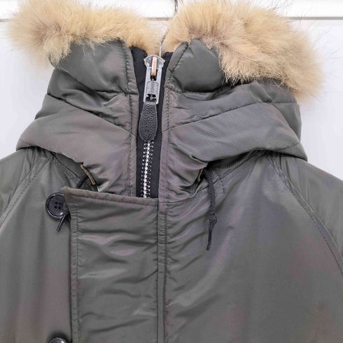 スピワック SPIEWAK USA製 N-3B 襟 ファー ミリタリー フライト ジャケット メンズ US:34