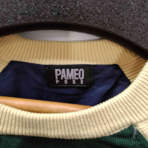 パメオポーズ Pameo Pose マルチカラー サマーニット ワンピース レディース FREE