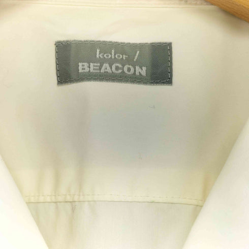 カラービーコン kolor BEACON ドッキングブロードシャツ メンズ