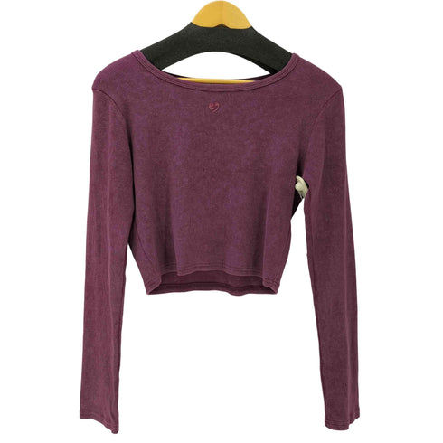 スライ SLY 24SS AGING LOGO RIB エイジング ロゴ リブ トップ レディース FREE