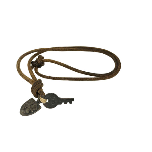 アバクロンビーアンドフィッチ Abercrombie & Fitch レザーネックレス メンズ