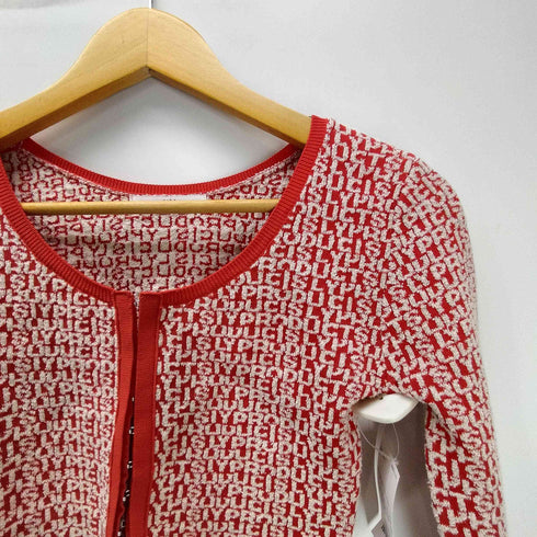 スライ SLY 24AW GLITTER JQ グリッター ジャガード カーディガン レディース FREE