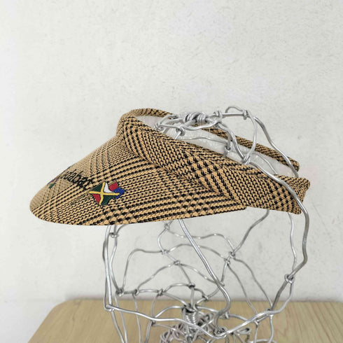 アダバット adabat 千鳥格子柄サンバイザー レディース 0