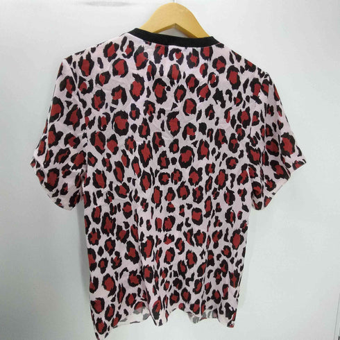 ケンゾー KENZO レオパード柄 総柄 ギャザー ポリ Tシャツ レディース 34