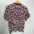 ケンゾー KENZO レオパード柄 総柄 ギャザー ポリ Tシャツ レディース 34