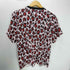 ケンゾー KENZO レオパード柄 総柄 ギャザー ポリ Tシャツ レディース 34