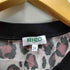 ケンゾー KENZO レオパード柄 総柄 ギャザー ポリ Tシャツ レディース 34
