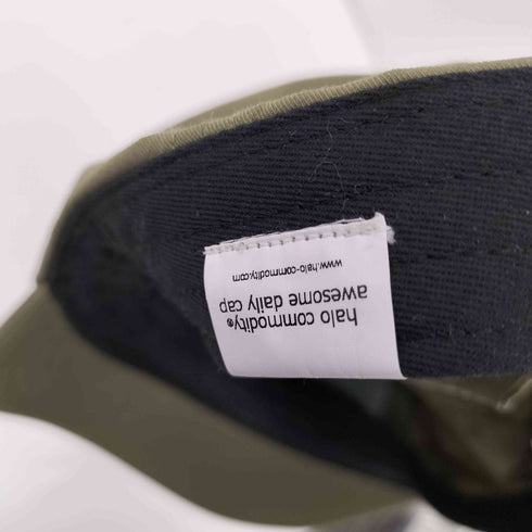 ハロコモディティー halo commodity NICE THING ロゴ 刺繍 6パネル キャップ メンズ