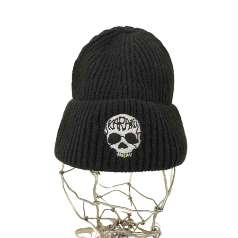 karaku スカル刺しゅう ビーニー メンズ