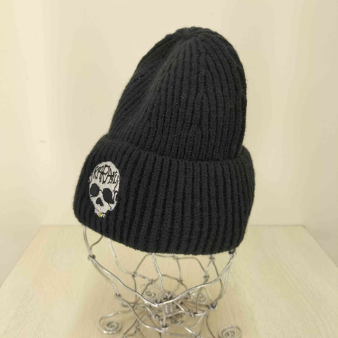 karaku スカル刺しゅう ビーニー メンズ
