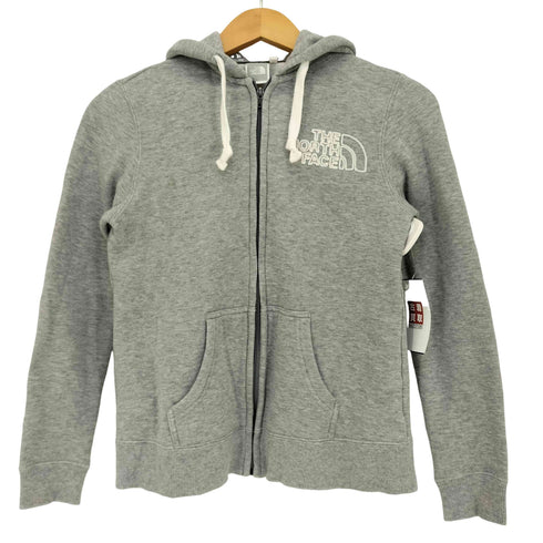 ザノースフェイス THE NORTH FACE ロゴ刺繍 裏起毛 ジップアップパーカー レディース import:S