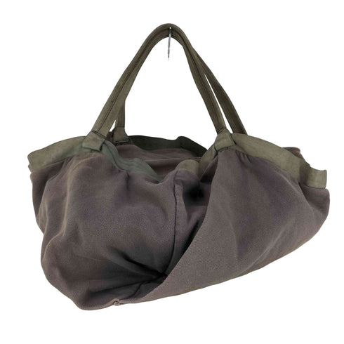 スウェード レザー 切替 鹿の子 ビッグ トートバッグ メンズ