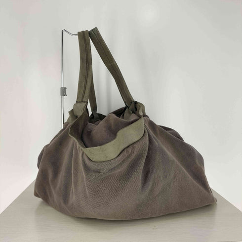 スウェード レザー 切替 鹿の子 ビッグ トートバッグ メンズ