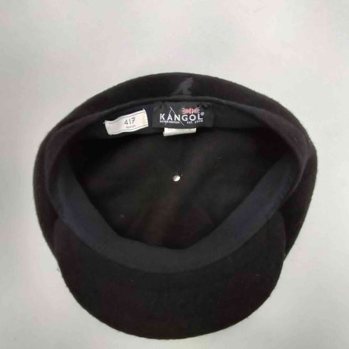 フォーワンセブンバイエディフィス 417 by EDIFICE SMU GALAXY ロゴ 刺繍 ウール アクリル ハンチング キャップ メンズ L