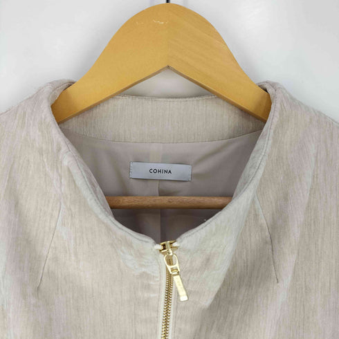 コヒナ COHINA パウダリーベロアブルゾン レディース ONE SIZE