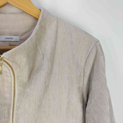 コヒナ COHINA パウダリーベロアブルゾン レディース ONE SIZE