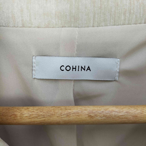 コヒナ COHINA パウダリーベロアブルゾン レディース ONE SIZE