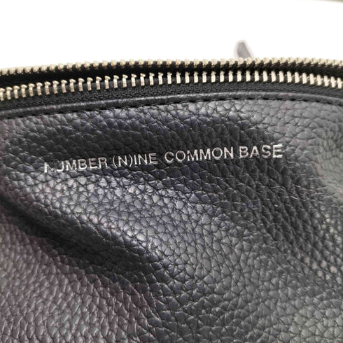 N NUMBER COMMON BASE シボ革 レザー バイカラー ボディバッグ メンズ