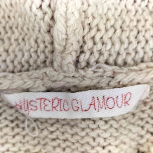 ヒステリックグラマー HYSTERIC GLAMOUR 00s グラデーションノースリーブニットパーカー レディース FREE